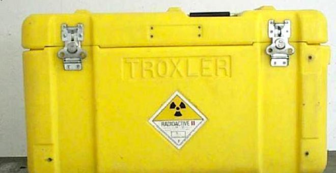 Aparece la maleta con material radiactivo en la puerta de un colegio de Leganés