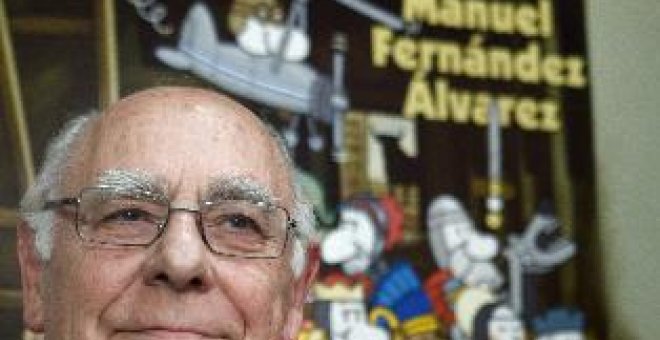Manuel Fernández Álvarez presenta un libro que acerca la Historia de España a los niños