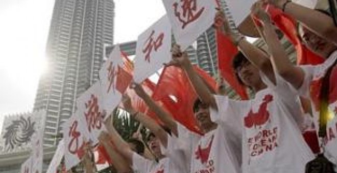 Cuatro detenidos durante el paso de la antorcha por Kuala Lumpur