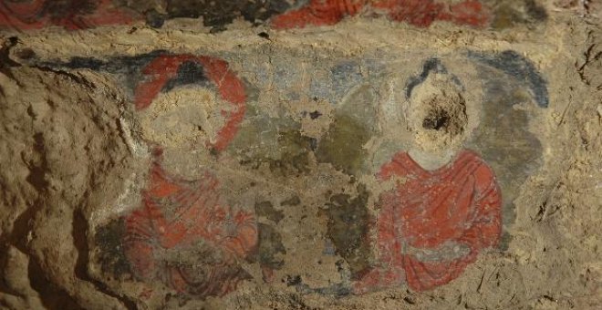 Los Budas de Bamiyán escondían las pinturas al óleo más antiguas del mundo