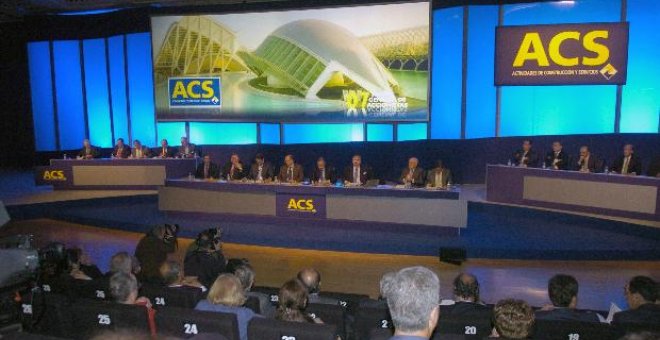 ACS ganó 599 millones hasta marzo, el 62,2% más, gracias a las plusvalías