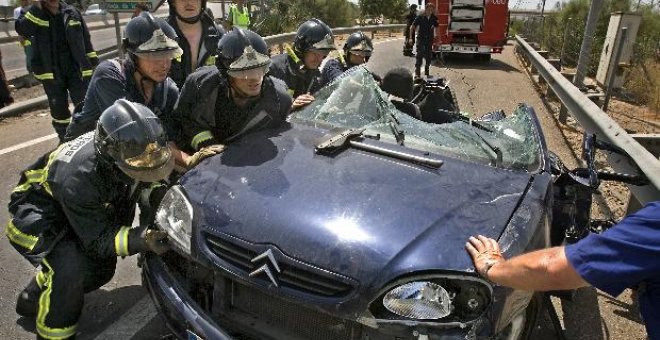Un Joven de 23 años en estado crítico tras sufrir un accidente de moto en Palma