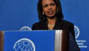 Condoleezza Rice descarta un pronto acuerdo de paz entre Israel y Siria