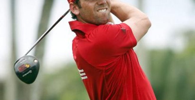 Sergio García ocupa el puesto 24 en el Wachovia Championship de golf