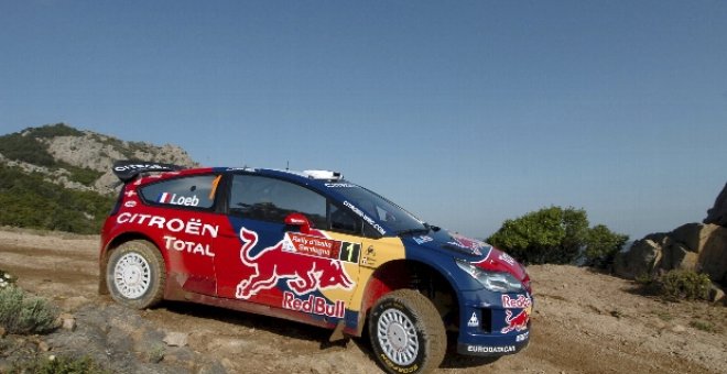 Sordo es el único capaz de seguir la estela de un Loeb imparable