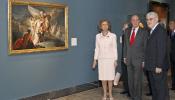 Los Reyes inauguran el Paraninfo de la Universidad de Zaragoza y una exposición de Goya