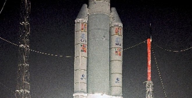 El Ariane-5 será lanzado el jueves para poner en órbita dos satélites