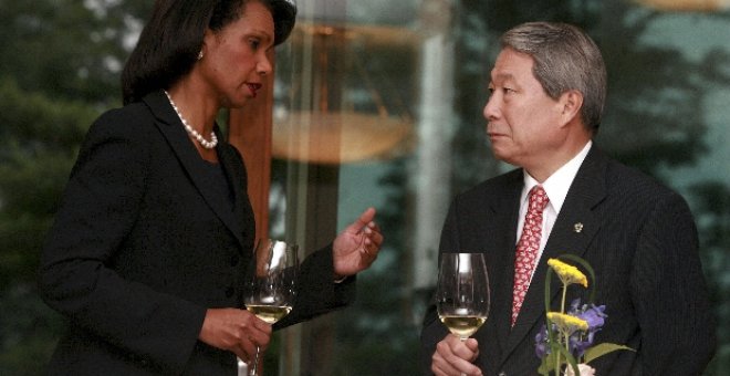 Condolezza Rice abandona Seúl en dirección a Pekín