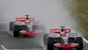 Incontestable triunfo de Hamilton bajo la lluvia y sexto puesto de Alonso