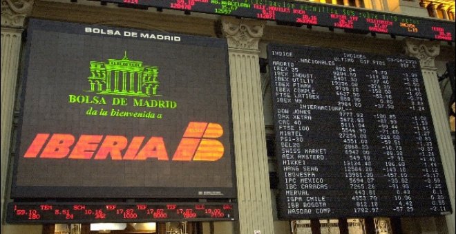 Iberia sube un 6,86% por la bajada del petróleo y el informe favorable de Citi