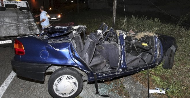 Fallece el joven que conducía un vehículo que chocó contra un poste en Vigo