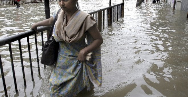 Al menos 70 muertos por lluvias monzónicas en los últimos días en el sureste de la India