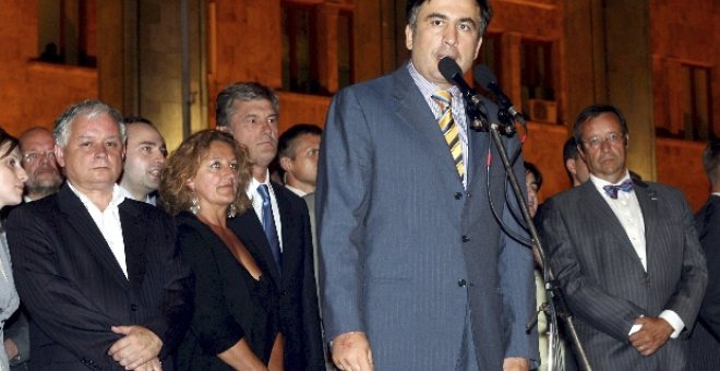 Saakashvili pide una investigación internacional y denuncia una limpieza étnica