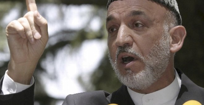 Karzai pide "revisar" la presencia de tropas internacionales en Afganistán