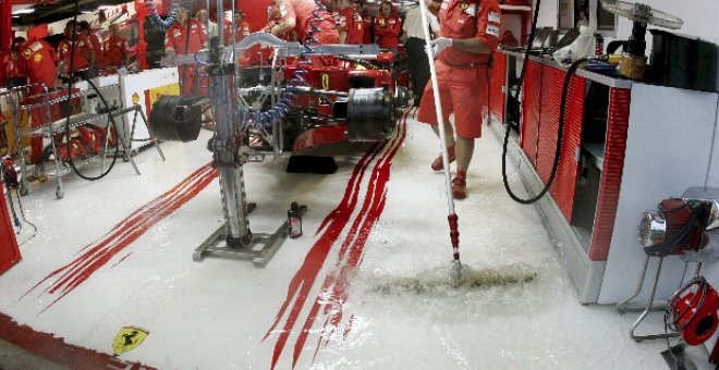 Diluvio sobre Monza en la primera sesión de entrenamientos libres
