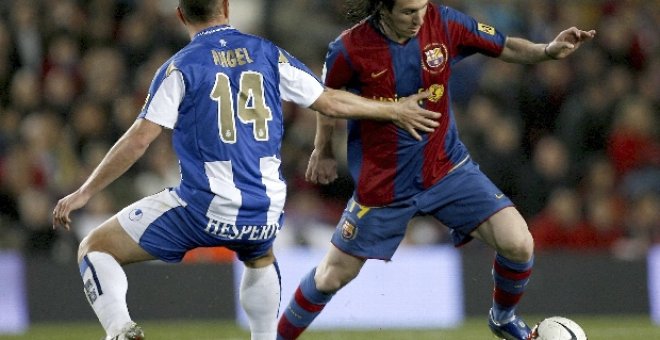 Espanyol-Barcelona y Numancia-Osasuna, declarados de alto riesgo
