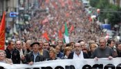 La izquierda abertzale convoca en Bilbao a miles de personas contra las ilegalizaciones