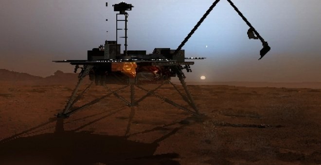 'Muere' la primera sonda que tocó el agua marciana