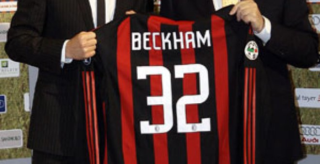 Beckham llega al Milan para divertirse