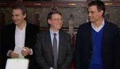 Zapatero y Sánchez evitan darse la mano en un acto público