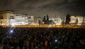 Los griegos se echan a la calle contra el chantaje del BCE y la UE