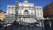 La Fontana de Trevi comienza a ver la luz tras ocho meses de restauración