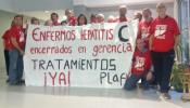 Enfermos de hepatitis C se encierran en el Hospital Severo Ochoa de Leganés