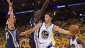 Los Warriors avisan a los Grizzlies en el arranque de las 'semis'