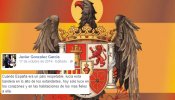 Un joven del PP luce en su Facebook la bandera franquista, de "cuando España era un país respetable"