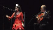 Yoko Omori por malagueñas, primera cantaora japonesa en el Festival del Cante de las Minas de La Unión