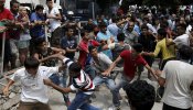 Violencia entre inmigrantes de Kos ante la pasividad de la Policía griega