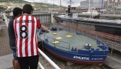 Celebración en seco del Athletic por la Supercopa: la Gabarra no se mueve
