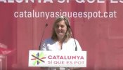 Una dirigente de Catalunya Sí que es Pot responde con un "gilipollas" al piropo de una asistente a su mitin