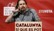 Iglesias tiende la mano a PSC, ERC y CUP para formar un pacto "progresista" que deje fuera a Mas