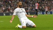 Benzema pone al Madrid líder