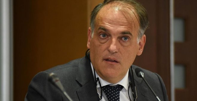 Tebas anuncia una querella criminal contra 17 aficionados del Rayo por el 'caso Zozulya'