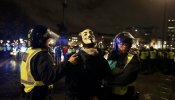 Activistas de Anonymous se manifiestan en Londres