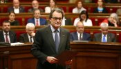 El Parlament da un primer "no" a un Artur Mas al que la mayoría ya ve al final de su etapa como president