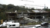 Un fallecido y cuatro heridos tras derrumbarse un edificio en Navarra