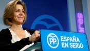 Cospedal exige al PSOE "altura de miras" y asegura que Rajoy "quiere un Gobierno que no asuste a nadie"