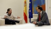 Rajoy recibe a Pablo Iglesias en Moncloa