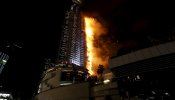 Gran incendio en un rascacielos de Dubai antes de las celebraciones de fin de año
