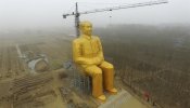 Derriban la que iba a ser la estatua más grande de Mao Zedong en China