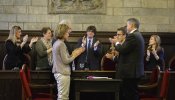 Puigdemont se muestra leal a Artur Mas en su despedida como alcalde