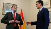Pedro Sánchez disculpa a Rajoy por el desplante de no darle la mano