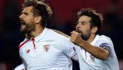 Llorente pone al Sevilla con pie y medio en cuartos de la Europa League