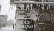 Temporal de viento y nieve en la Península