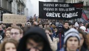 Cientos de manifestaciones en contra de la reforma laboral de Hollande en Francia