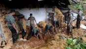 Más de 150 desaparecidos en Sri Lanka por los desplazamientos de tierra provocados por las lluvias