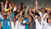 El júbilo del Sevilla: "La Europa League es nuestra competición"